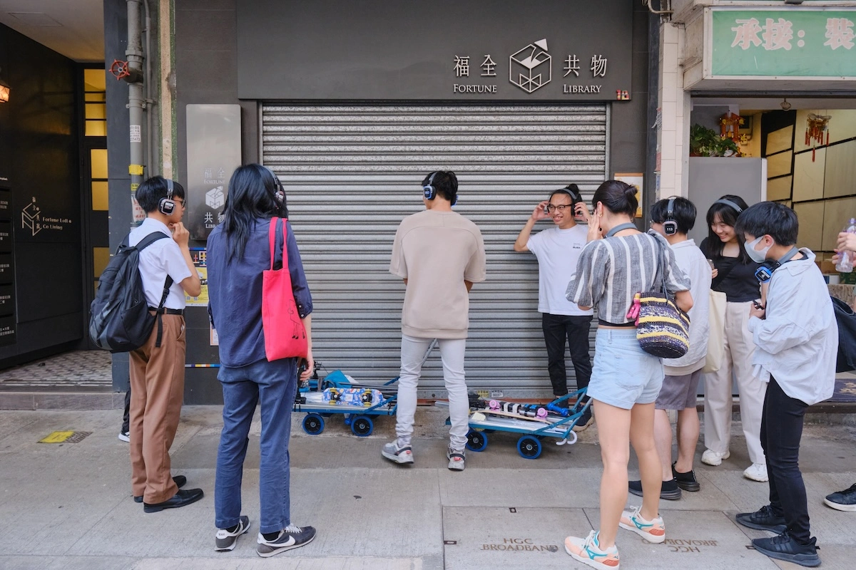 The journey begins. The goods have arrived.